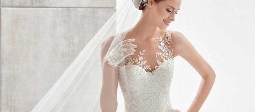 SPOSA salon venčanica - Model u venčanici